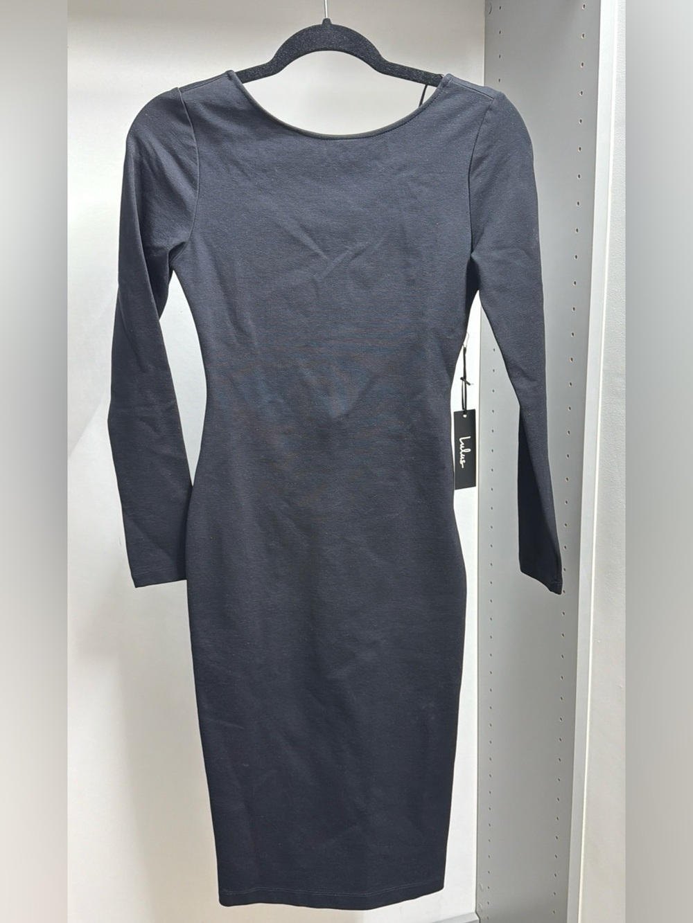 Lulus: Va Va Voom Black Backless Midi Dress. NWT. Size M
